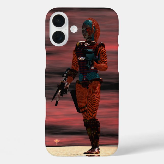 title_seo2 ARES CYBORG, RED SUNSET Science Fiction, Sci-Fi (Reverso )
