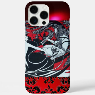 TITLE_SEO2 ART NOUVEAU PAN , DAMASCO BLANCO NEGRO ROJO