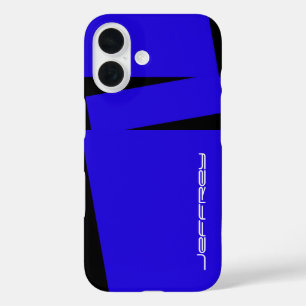 title_seo2 Banda azul y negra en banda, nombre personalizado/