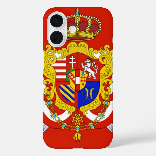 title_seo2 Banner blanco rojo Gran Ducado de la Toscana (Reverso )