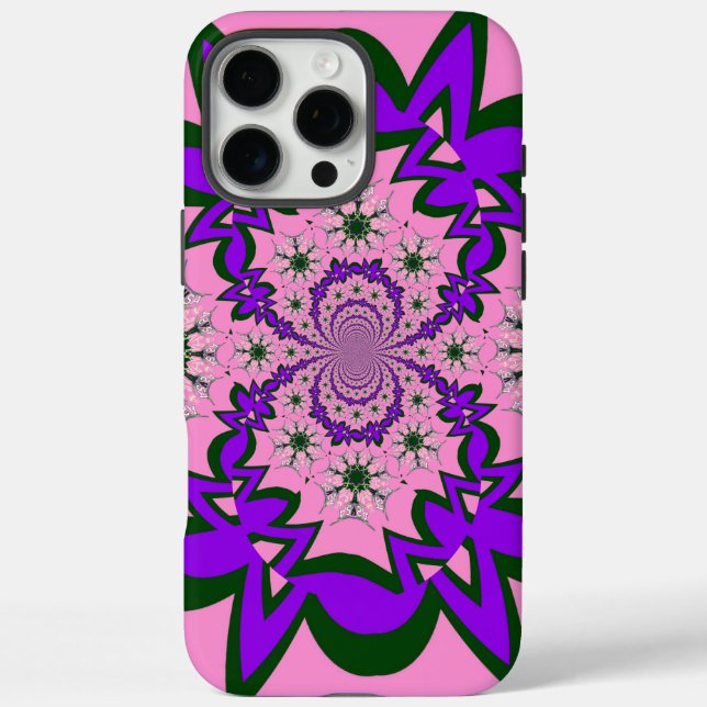title_seo2 Bebé lindo Floral Rosa Morada Sombra Motif Art (Reverso)
