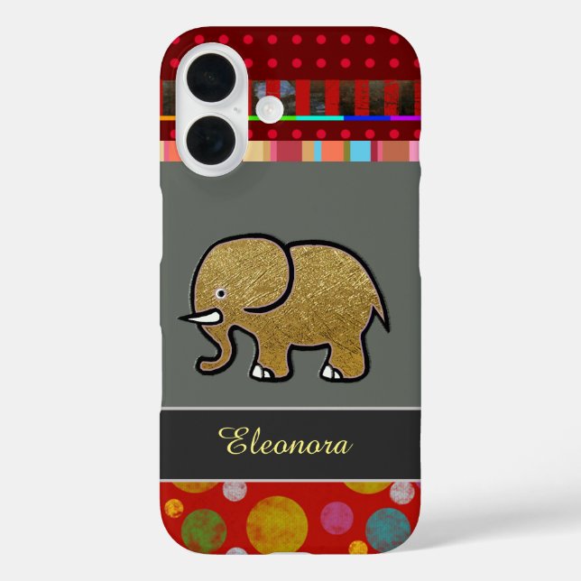 title_seo2 bonito iPhone 6 con elefante personalizado (Reverso )