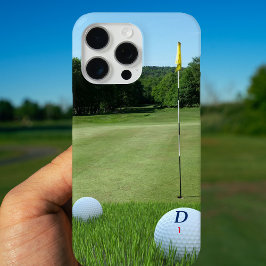 title_seo2 Campo de golf personalizado Foto Golfer Monogram F