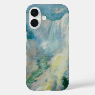 title_seo2 Cascada en Yellowstone por Twachtman, arte vintage