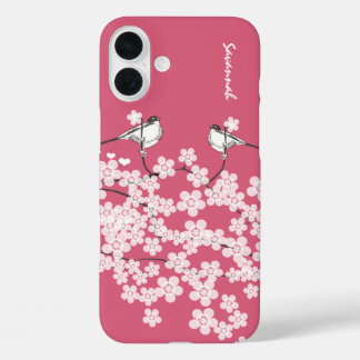 title_seo2 Chick a dee love bird Cherry Blossoms Branch