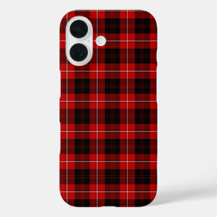 title_seo2 Clan Cunningham Tartán Placa brillante roja y negr