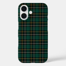 Clan MacAlpine Tartan Green y Black Plaid