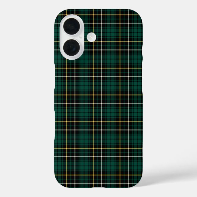 title_seo2 Clan MacAlpine Tartan Green y Black Plaid (Reverso )