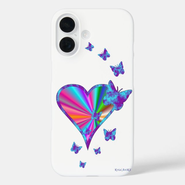 title_seo2 Corazón arcoiris y mariposa (Reverso )