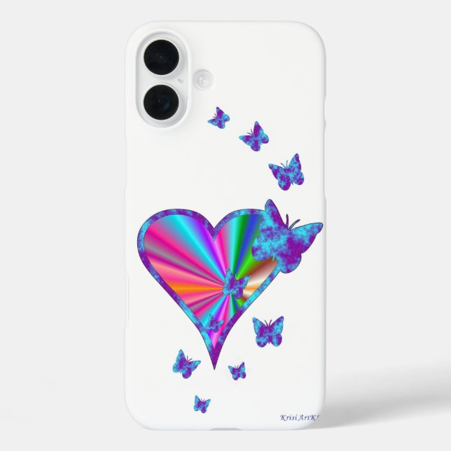 title_seo2 Corazón arcoiris y mariposa (Reverso )