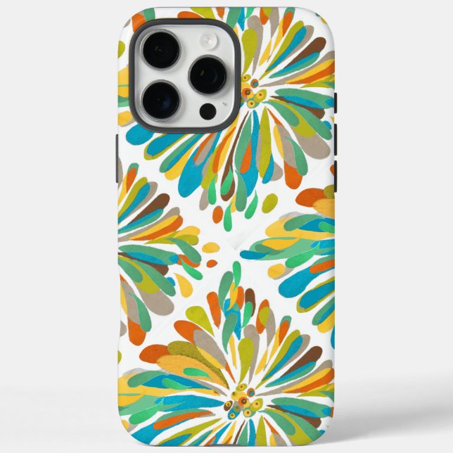 title_seo2 Crisantemo amarillo Verde azulado azul verde (Reverso)