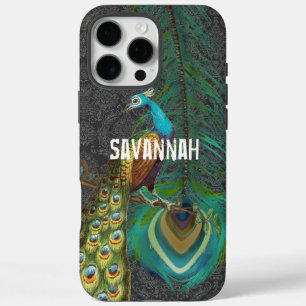 title_seo2 Damask Peacock & Feather You Choose Color