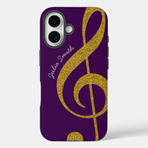 title_seo2 dorado personalizado treble clef música púrpura