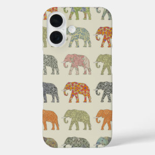 title_seo2 Elefante Patrón de Animal Colorido Contemporáneo