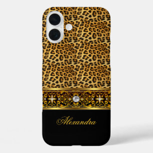 title_seo2 Elegante Leopardo Salvaje Negro Dorado Joyas Duro