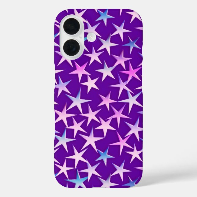 title_seo2 Estrellas satinadas, lavanda en morado (Reverso )