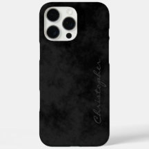 Firma Simple con Fondo Negro Manchado