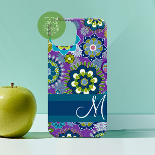 title_seo2 Funky Girly Floral Pattern con monograma