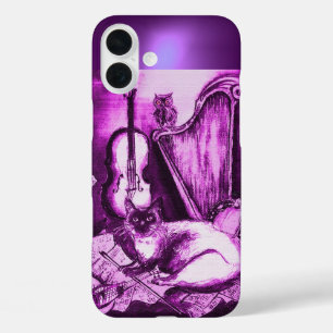 TITLE_SEO2 GATO MUSICAL CON OWL EN GEM PURPLE ROSA