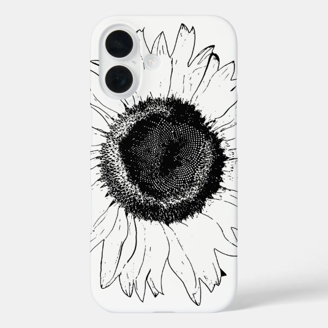 title_seo2 Girasol blanco y negro (Reverso )