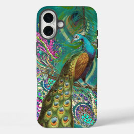 title_seo2 Gold Paisley Peacock & Feathers