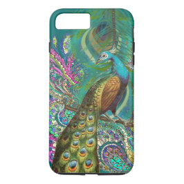 title_seo2 Gold Paisley Peacock & Feathers