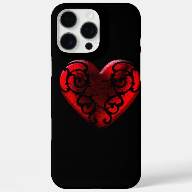 title_seo2 Gótico Filigree Corazón Rojo (Reverso )