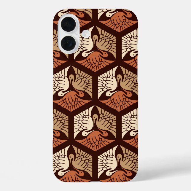 title_seo2 Grullas japonesas, Tan, Rust y Chocolate Brown (Reverso )