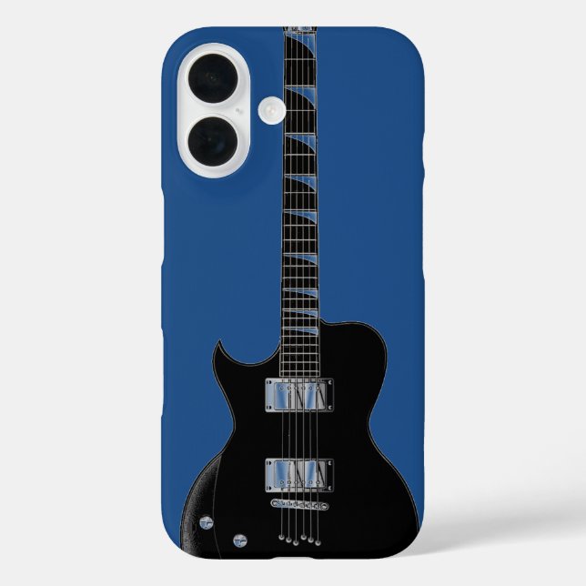 title_seo2 Guitarra Eléctrica Azul Black Pop Art (Reverso )