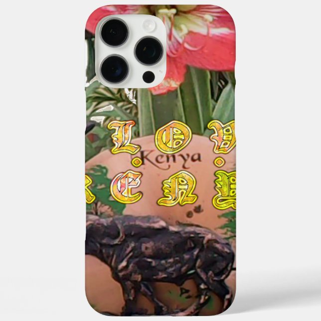 title_seo2 I (Heart) Kenya Buffalo Patch/Print (Reverso )