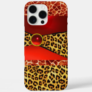TITLE_SEO2 IMPRESIÓN GIRAFFE LEOPARD PIEL ROJO RUBY GEMSTONE