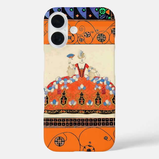 TITLE_SEO2 LADY NARANJA BLACK SWIRLS / DISEÑADOR DE COSTUMBRE (Reverso )