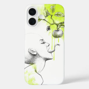 title_seo2 Lengua de serpiente Apple Green splash Surreal art