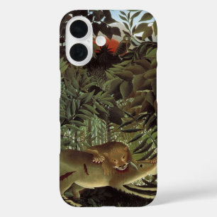 title_seo2 León hambriento de Henri Rousseau, animal salvaje