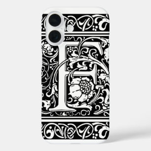title_seo2 Letra F Monograma medieval Art Nouveau