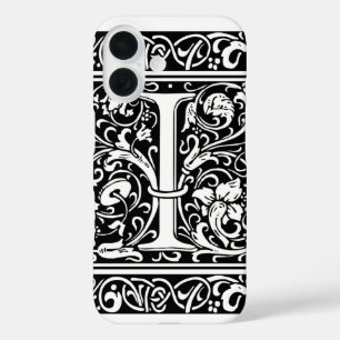 title_seo2 Letra I Monograma Art Nouveau Medieval