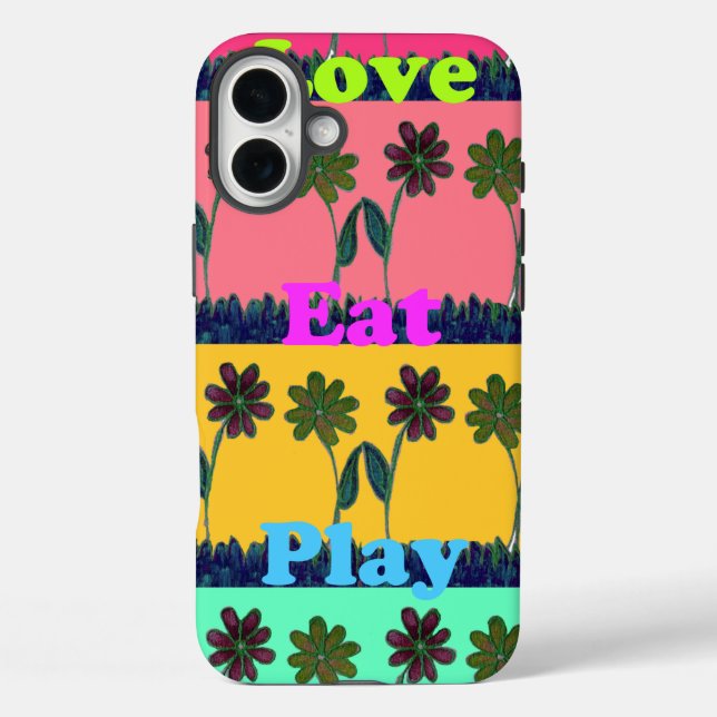 title_seo2 Love Eat Play Art Print (Reverso )