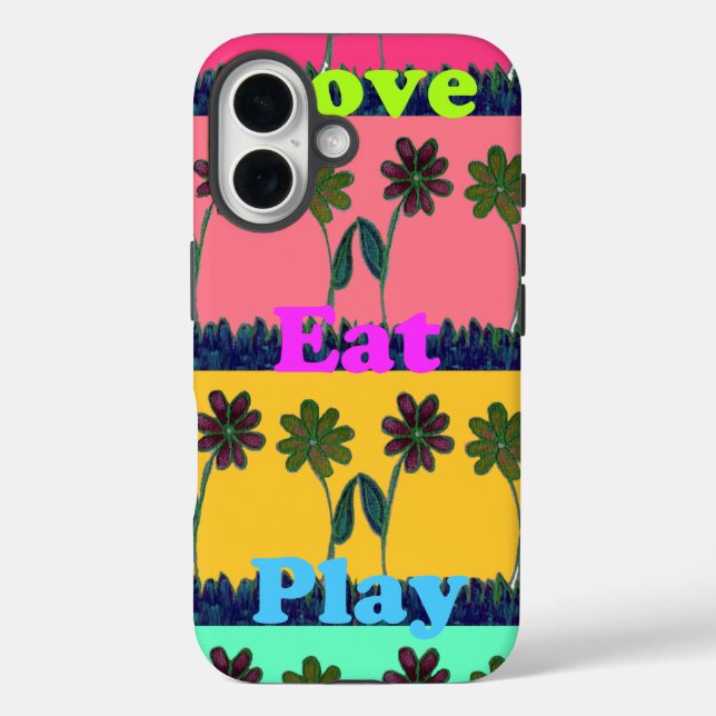 title_seo2 Love Eat Play Art Print (Reverso )