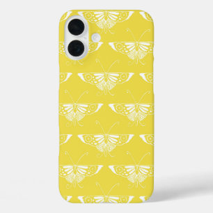 title_seo2 Mariposa Art Déco estilizada - amarillo y blanco