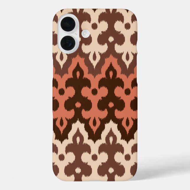 title_seo2 Marroquí Ikat Damask, Brown, Taupe & Rust (Reverso )