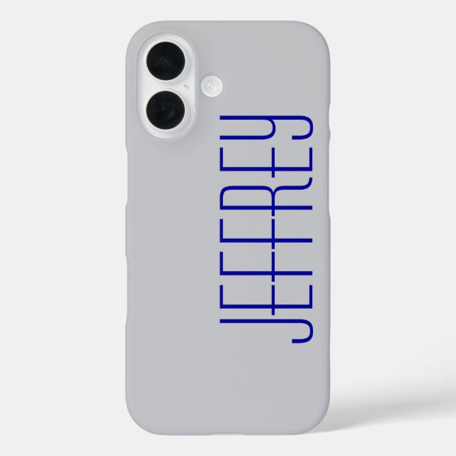 title_seo2 Moderno Gris y azul, nombre Jumbo Personalizado (Reverso )