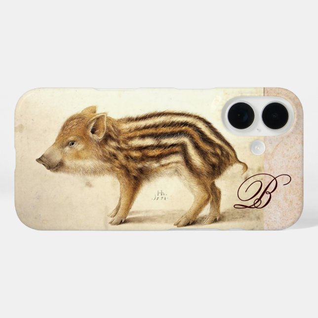 title_seo2 Monograma de dibujo de animales WILBOAR PIGLET (Reverso (Horizontal))