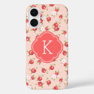 title_seo2 Monograma de impresión floral vintage de Moda cora