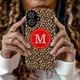 title_seo2 Monograma del Personalizado de impresión rojo y le