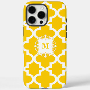 title_seo2 Mustard Yellow Moroccan Tile i Personalized iPhone