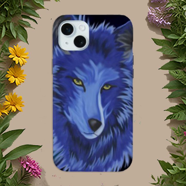 title_seo2 Mystical Blue Surreal Wolf Art (Subido por el creador)