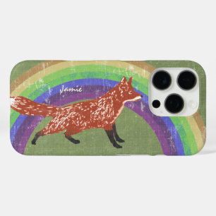 title_seo2 Naranja de arte Rainbow Retro Fox