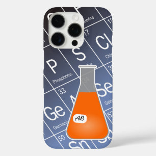 title_seo2 Naranja Erlenmeyer Flask (con iniciales) Química