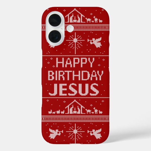 title_seo2 Navidades feos Sweater Feliz Cumpleaños Jesús Merr (Reverso )