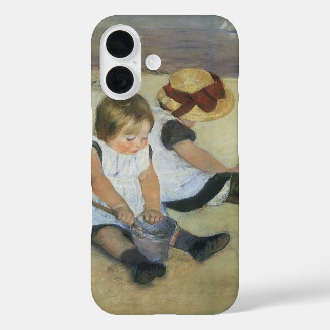 title_seo2 Niños jugando en la playa por Mary Cassatt (Reverso )